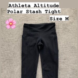 Athleta Altitude Stash Tight in Polartec Powerstretch